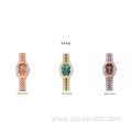 BS 1581 Watches 2021 Luxury Brand Diamond Quartz women Rose Gold Watch Stainless Steel Clock Dress wristwatches ladies watch